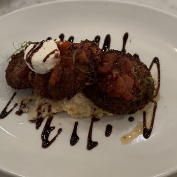 Vic's On the River - Fried Green Tomatoes $12 - Seafood Near Me - Savannah, Georgia Vic's On the River - Fried Green Tomatoes $12 - Seafood Near Me - Savannah, Georgia