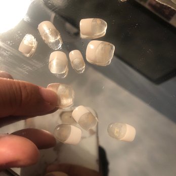 Soleil Nails - Came off after 6 days. I just pressed down and they came off. - Nail Salons Near Me - Buffalo, New York