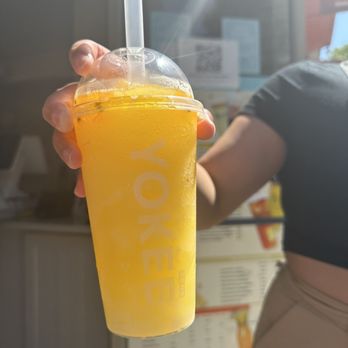 Yokee Milk Tea - Passion fruit slush - Bubble Tea Near Me - Oakland, California Yokee Milk Tea - Passion fruit slush - Bubble Tea Near Me - Oakland, California