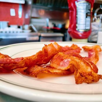 Hamburger Haven - So close you can lick it! // Side of bacon. - Breakfast & Brunch Near Me - San Francisco, California