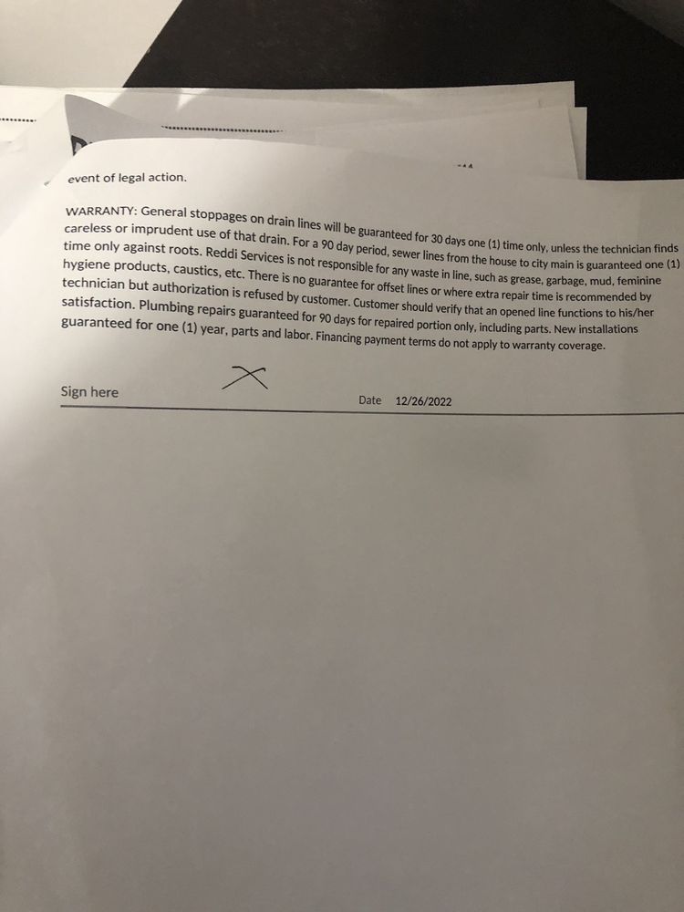 Slide of Reddi Services