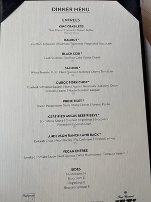 Menu photo 1 Crow's Nest Anchorage, AK Menu photo 1 Crow's Nest Anchorage, AK