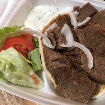 Adel's Gyros - HUGE gyro! Enough for two, seriously. - Greek Near Me - Carmel, Indiana Adel's Gyros - HUGE gyro! Enough for two, seriously. - Greek Near Me - Carmel, Indiana