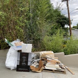 Trash picked up