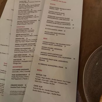 La Plazuela - Drink options - New American Near Me - Santa Fe, New Mexico