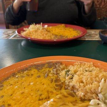 Mi Mexico - Two, two cheese enchiladas! Hahahaaaa - Mexican Near Me - Bellingham, Washington