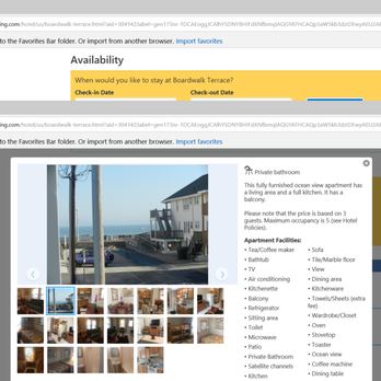 Boardwalk Terrace - Owner's online pic from partial ocean view apt - Soooo false. Not from their property!!! - Vacation Rental Agents Near Me - Ocean City, Maryland