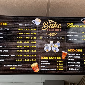 The Bake Factory - Menu - Coffee & Tea Near Me - Virginia Beach, Virginia The Bake Factory - Menu - Coffee & Tea Near Me - Virginia Beach, Virginia