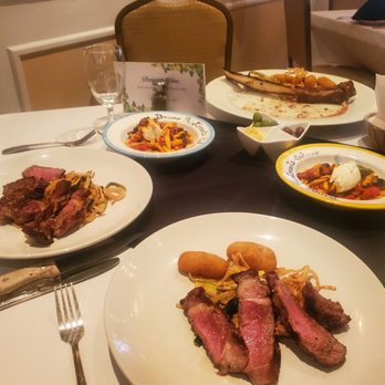 Bruno Ristorante - Tomahawk steak for 2 and an unnamed off menu pasta (handmade twist pasta) - Italian Near Me - Howard Beach, New York