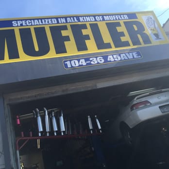 King Muffler - Shop with my car on the lift - Auto Repair Near Me - New York, New York King Muffler - Shop with my car on the lift - Auto Repair Near Me - New York, New York