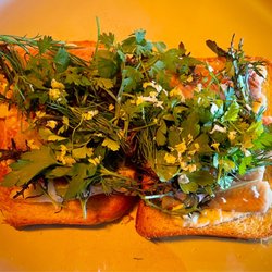 Thirty5ive - traditional volendam smoked eel sandwich