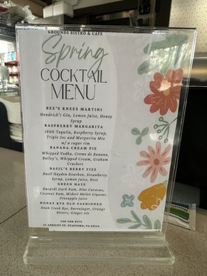 Menu photo 1 Grounds Bistro Stafford, VA