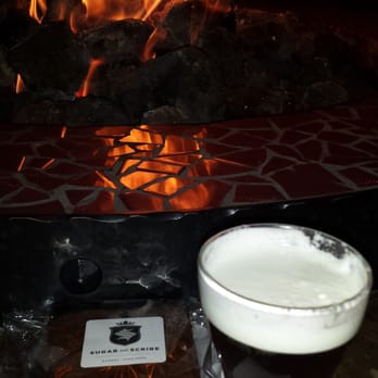 Hennessey's La Jolla - Enjoying dessert & Irish coffee at the fire pit with hubby & puppy. - New American Near Me - La Jolla, California Hennessey's La Jolla - Enjoying dessert & Irish coffee at the fire pit with hubby & puppy. - New American Near Me - La Jolla, California
