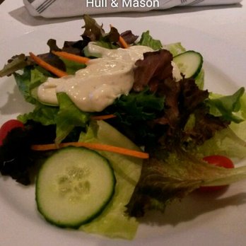 Hull & Mason Bar And Kitchen - Salad before the prime rib - Burgers Near Me - Quincy, Massachusetts Hull & Mason Bar And Kitchen - Salad before the prime rib - Burgers Near Me - Quincy, Massachusetts