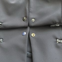 Martinizing Dry Cleaning - Top- before and bottom- after, snap buttons