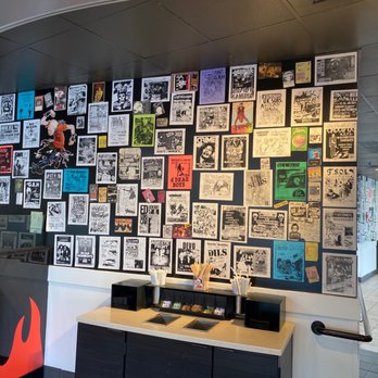 Rad Coffee - Wall art above the creamer and sugars - Coffee & Tea Near Me - Covina, California Rad Coffee - Wall art above the creamer and sugars - Coffee & Tea Near Me - Covina, California