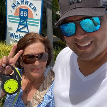 Marker 88 - Me and mom chilling ready to eat ! - Seafood Near Me - Islamorada, Florida Marker 88 - Me and mom chilling ready to eat ! - Seafood Near Me - Islamorada, Florida