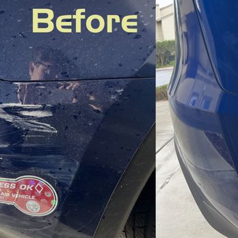 Xcel Collision Center - Perfect repair and color match. The "after" pic was taken on a cloudy day. The paint is still as vibrant as the day we first bought it. - Body Shops Near Me - San Jose, California