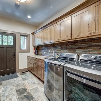 Interior Planning & Design - Who says a laundry room has to be dull and boring? We designed this space to feel like nature with tons of storage and easy care finishes. - Interior Design Near Me - Naperville, Illinois Interior Planning & Design - Who says a laundry room has to be dull and boring? We designed this space to feel like nature with tons of storage and easy care finishes. - Interior Design Near Me - Naperville, Illinois