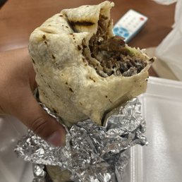 Meat Gyro Burrito