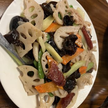 Great Wall Cuisine - Lotus root with sausage? - Dim Sum Near Me - Phoenix, Arizona