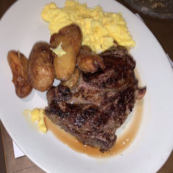 Spaghettini - ribeye and eggs - Italian Near Me - Seal Beach, California