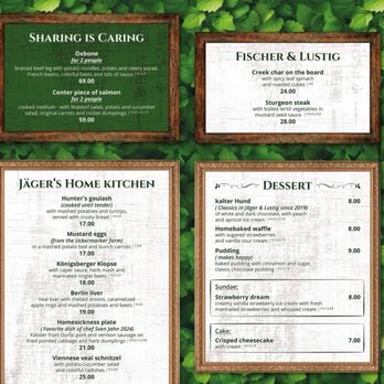 Jäger & Lustig - Menu - German Near Me - Berlin, BE