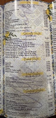 Menu photo 1 Villa Amore Aberdeen Township, NJ Menu photo 1 Villa Amore Aberdeen Township, NJ