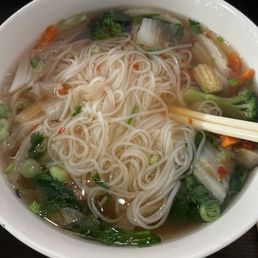 Mixed Vegetables Noodle Soup