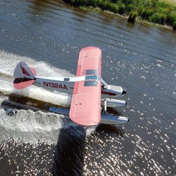 Riverboat Discovery - Sea plane taking off right next to us - Boat Tours Near Me - Fairbanks, Alaska