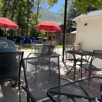 Caffe Torino - Back patio - Cafes Near Me - Farmington, Utah