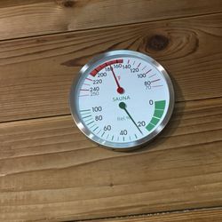 New heat gauge in the Sauna at the Lakewood YMCA / Thursday, 2 July 2026