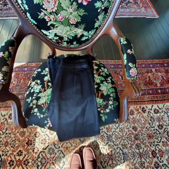Alva Graciano Tailors - Maxwell Silky black pants that were altered in length and waist. Perfection. - Sewing & Alterations Near Me - Chicago, Illinois