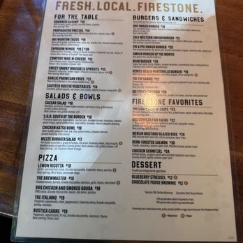 Firestone Walker Brewing- Buellton - menu - Brewpubs Near Me - Buellton, California