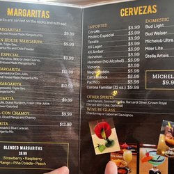 La Fountain Mexican Restaurant - Drink menu