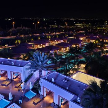 Rooftop Live - an aerial view of a resort at night - Dance Clubs Near Me - Hollywood, Florida