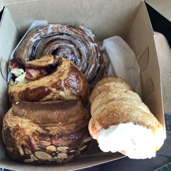 The Baker's Bench - Cinnamon roll, cream horn, almond croissant - Bakeries Near Me - Westbrook, Maine The Baker's Bench - Cinnamon roll, cream horn, almond croissant - Bakeries Near Me - Westbrook, Maine