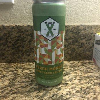 XEats - Peach Mango Craft Hard Seltzer. Whole 6 pack is recyclable including the rings. - Pizza Near Me - Anaheim, California XEats - Peach Mango Craft Hard Seltzer. Whole 6 pack is recyclable including the rings. - Pizza Near Me - Anaheim, California