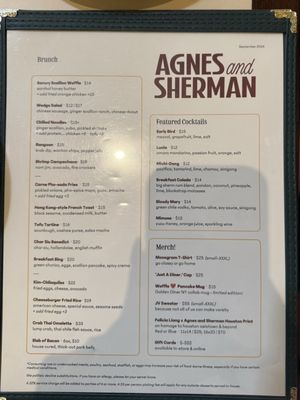 Menu photo 4 Agnes and Sherman Houston, TX
