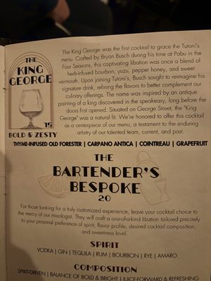 Menu photo 1 King George Speakeasy York, PA Menu photo 1 King George Speakeasy York, PA