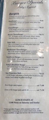 Menu photo 1 Patty's Eggnest Bothell, WA