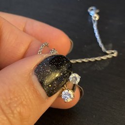 Marcus jewelry (bottom) vs a franchise jewelry brand (up). Similar price. Marcus jewelry (bottom) vs a franchise jewelry brand (up). Similar price.