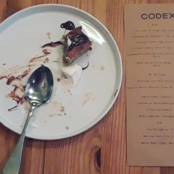 Codex - What was left of my flourless coconut cake. Superb! - New American Near Me - Norfolk, Virginia Codex - What was left of my flourless coconut cake. Superb! - New American Near Me - Norfolk, Virginia