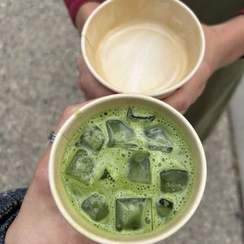 Baretto 1931 - Iced matcha and hot latte - Coffee & Tea Near Me - Breckenridge, Colorado Baretto 1931 - Iced matcha and hot latte - Coffee & Tea Near Me - Breckenridge, Colorado
