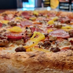 Semmes House of Pizza - 14" Bronx with added banana peppers