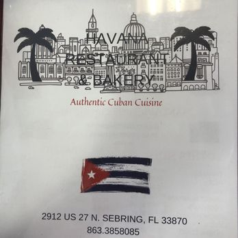 Havana Restaurant & Bakery - Menu - Cuban Near Me - Sebring, Florida Havana Restaurant & Bakery - Menu - Cuban Near Me - Sebring, Florida