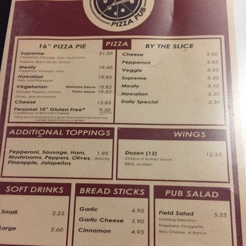 Maswik Pizza Pub - Menu - Pizza Near Me - Grand Canyon, Arizona