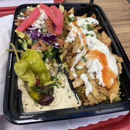 Chicken Shawarma plate! Sooo good!!!