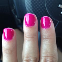 Lyco's Nails 2 - Done by the "head lady" who is the owner...and also very rude