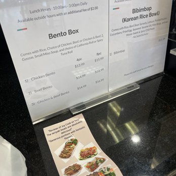 Joy Cook Grill - Some of the great Specials - Japanese Near Me - Ontario, California